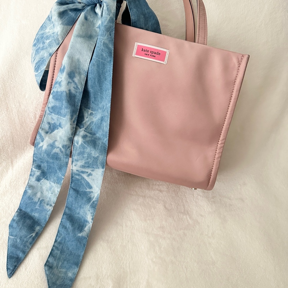 Kate Spade Pink Leather Tote Minimalist Design